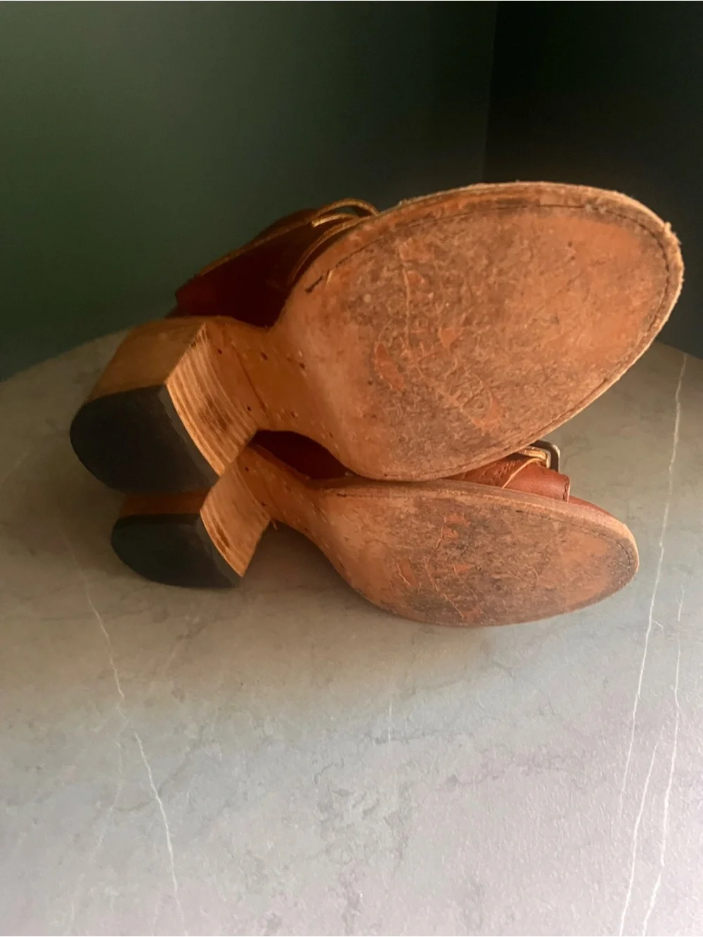Freebird By Steven Quail Strappy Brown Leather Bootie Sandals